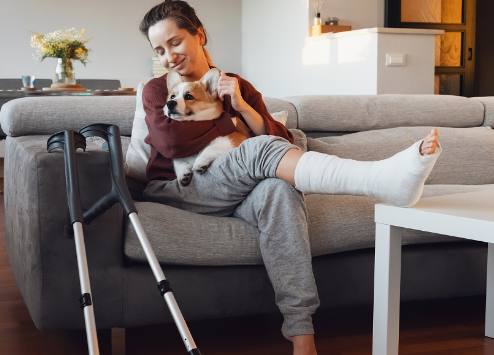 Adjust to Crutches